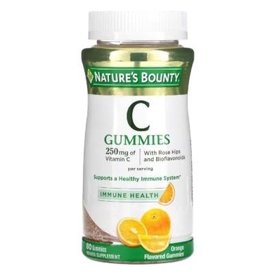 Nature&#39;s Bounty Vitamin C, Orange, 80 Count