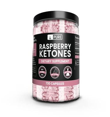 Pure Original Ingredients Raspberry Ketone (730 Capsules) No Magnesium Or Rice Fillers, Always Pure, Lab Verified