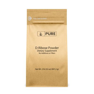Pure Original Ingredients D-Ribose (2lb) Nutritional Supplement, Non-GMO, Gluten-Free, Unflavored