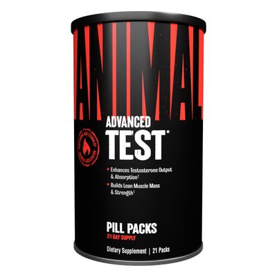 Animal Test Testosterone Booster for Men - Male Enhancing Supplement Libido Booster for Strength Athletes &amp; Bodybuilders to Increase Stamina, Endurance, Muscle Growth, All-in-One Packs - 21 Day Cycle