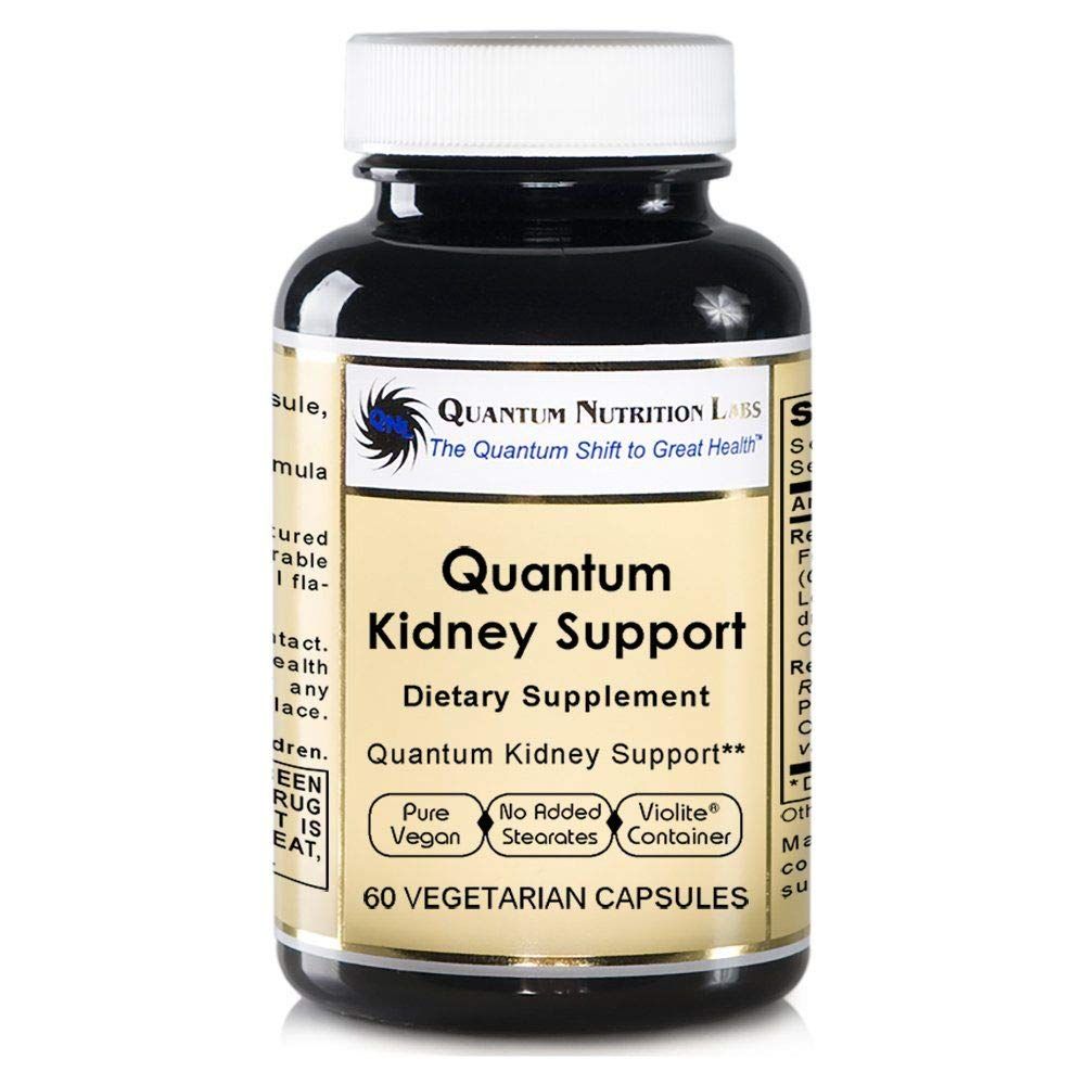 Quantum Nutrition Labs Kidney Support - Kidney Health Supplement, Kidney Support Supplement, Kidney Vitamins for Men and Women with Cranberry, Rhodiola Rosea, and Parsley - 60 Vegetarian Capsules