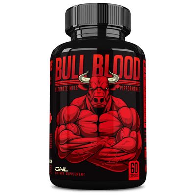 Bull Blood Testosterone Booster for Men - Testosterone Supplement for Stamina &amp; Endurance - Maca Root, Horny Goat Weed, Tribulus Terrestris Extract &amp; Tongkat Ali - Male Enhancing Supplement - 60 Ct