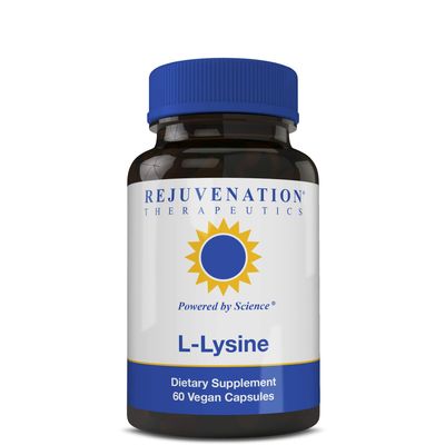 Rejuvenation Therapeutics - L-Lysine, Supports Healthy Skin (60 Vegan Capsules, 500mg)