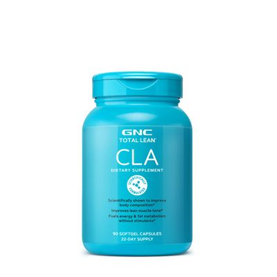 GNC Total Lean CLA | Improves Body Composition &amp; Lean Muscle Tone, Fuels Fat Metabolism &amp; Energy Without Stimulants | Gluten Free | 90 Softgels