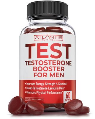 Testosterone Booster For Men Gummies - Male Enhancement, Boosts Energy, &amp; Optimizes Physical Performance. Formulated with Tribulus, Horny Goat Weed, Saw Palmetto, Maca Root &amp; More - 60 Gummies