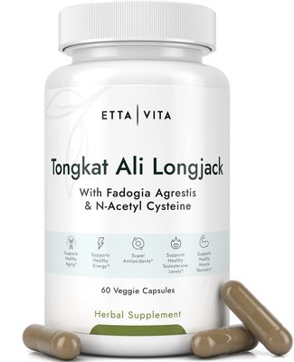 Hormone Doctor Recommended Test Support - Longjack Tongkat Ali &amp; Fadogia Agrestis Supplement for Men &amp; Womens Energy Support, Lean Muscle Growth &amp; Recovery - NAC Liver Detox (Donovan McNabb Partner)