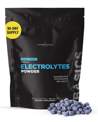 Livingood Daily Electrolytes Powder with No Sugar (Berry Frost) - Electrolyte &amp; Hydration Powder Drink to Replenish &amp; Energize The Body - Sugar-Free Dietary Supplement - Non-GMO, Keto, &amp; Vegan