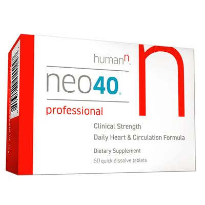 humanN Neo40 Professional - Daily Heart &amp; Circulation Support - Methylfolate, Beet Root Powder, Hawthorn Berry, L-citrulline - 60 Dissolvable Tablets