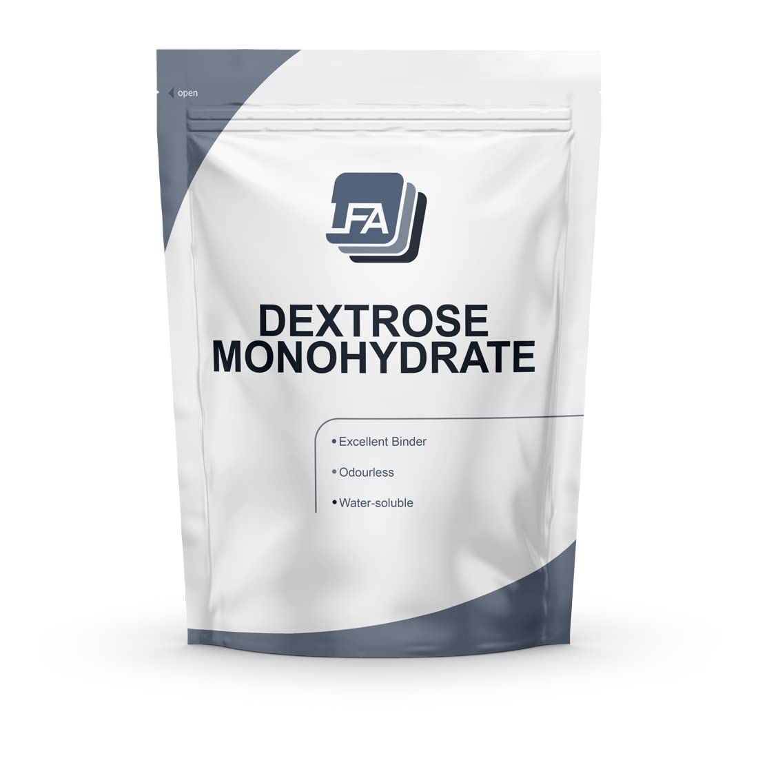 Dextrose Monohydrate Powder - 1 kg (2.2 lb) - Food Grade Sweetener - Post Workout Supplement Ingredient - Tablet Press Machine Excipient Sugar