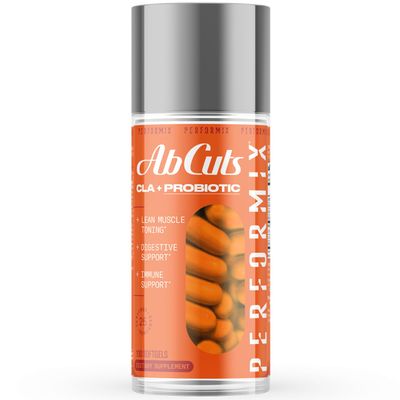 PERFORMIX - AbCuts CLA + Probiotics - Fitness Goals - Supports Lean Muscle Growth &amp; Gut Health - Energy &amp; Endurance - Digestive Health Wellness - Women &amp; Men - 100 Soft Gels
