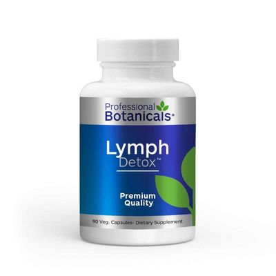 Professional Botanicals - Lymph Detox All-Natural Vegan Lymphatic Drainage Detox Cleanse Support Supplement - 90 Vegetarian Capsules