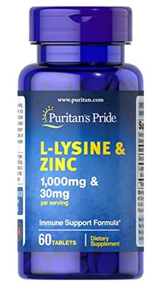 Puritan&#39;s Pride L-Lysine and Zinc