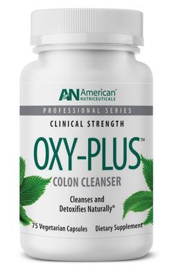Vitality C American Nutriceuticals Oxy-Plus Colon Cleanser &amp; Detox - Constipation Relief for Women, Men, Adults - Fast Acting, No Gas/Bloating - 75 Capsules