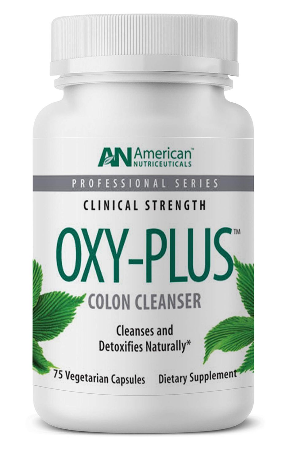 Vitality C American Nutriceuticals Oxy-Plus Colon Cleanser &amp; Detox - Constipation Relief for Women, Men, Adults - Fast Acting, No Gas/Bloating - 75 Capsules