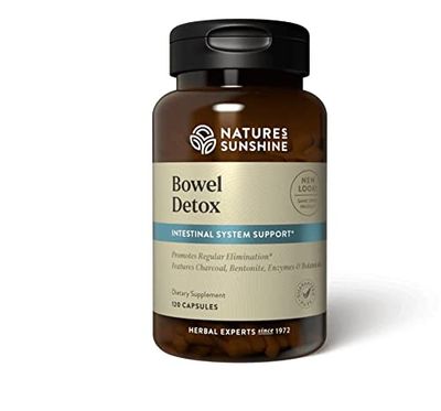 Nature&#39;s Sunshine Bowel Detox, 120 Capsules | Colon Cleanse Detox Supplement to Promote Regular Elimination and Cleansing of the Digestive System