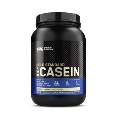 Optimum Nutrition Gold Standard 100% Micellar Casein Protein Powder, Slow Digesting, Helps Keep You Full, Overnight Muscle Recovery, Creamy Vanilla, 1.81 Pound (Packaging May Vary)