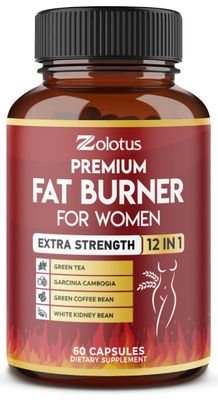 Premium Weight Loss Pills for Women, The Best Fat Burners for Women and Men, Energy Pills, Highest Potency with Green Tea Extract 98%, 2 Months Supply