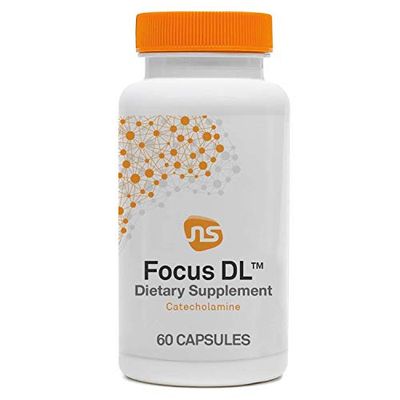 NeuroScience Focus DL - Cognitive Support for Adults &amp; Children, 1000 mg Phenylalanine as DLPA, Dopamine Precursor, Gluten &amp; Soy Free (60 Capsules)