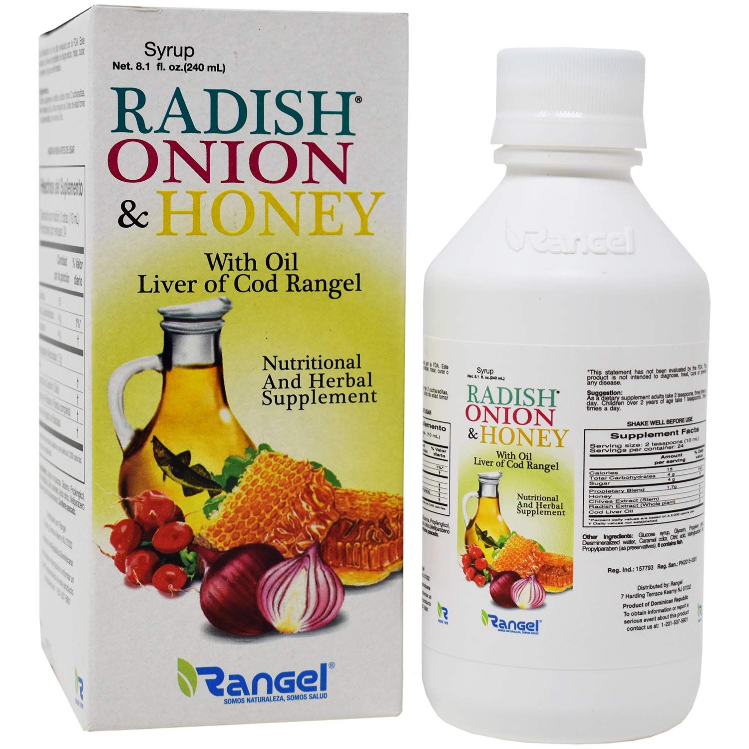 Jarabe Rabano y Cebolla, Onion and Honey