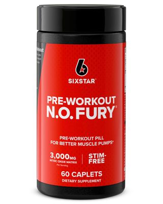 Six Star Nitric Oxide Supplements for Men &amp; Women, Muscle Builder (60 Count) - Nitric Oxide Booster Pills Muscle Pump Pre Workout Supplement - Sports Nutrition for Muscle Building, Strength &amp; Energy