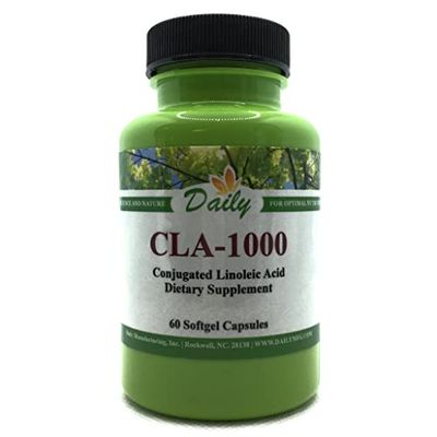 Daily Manufacturing CLA (Conjugated Linoleic Acid 1000 mg, Essential Fatty Acid) 60 Softgels