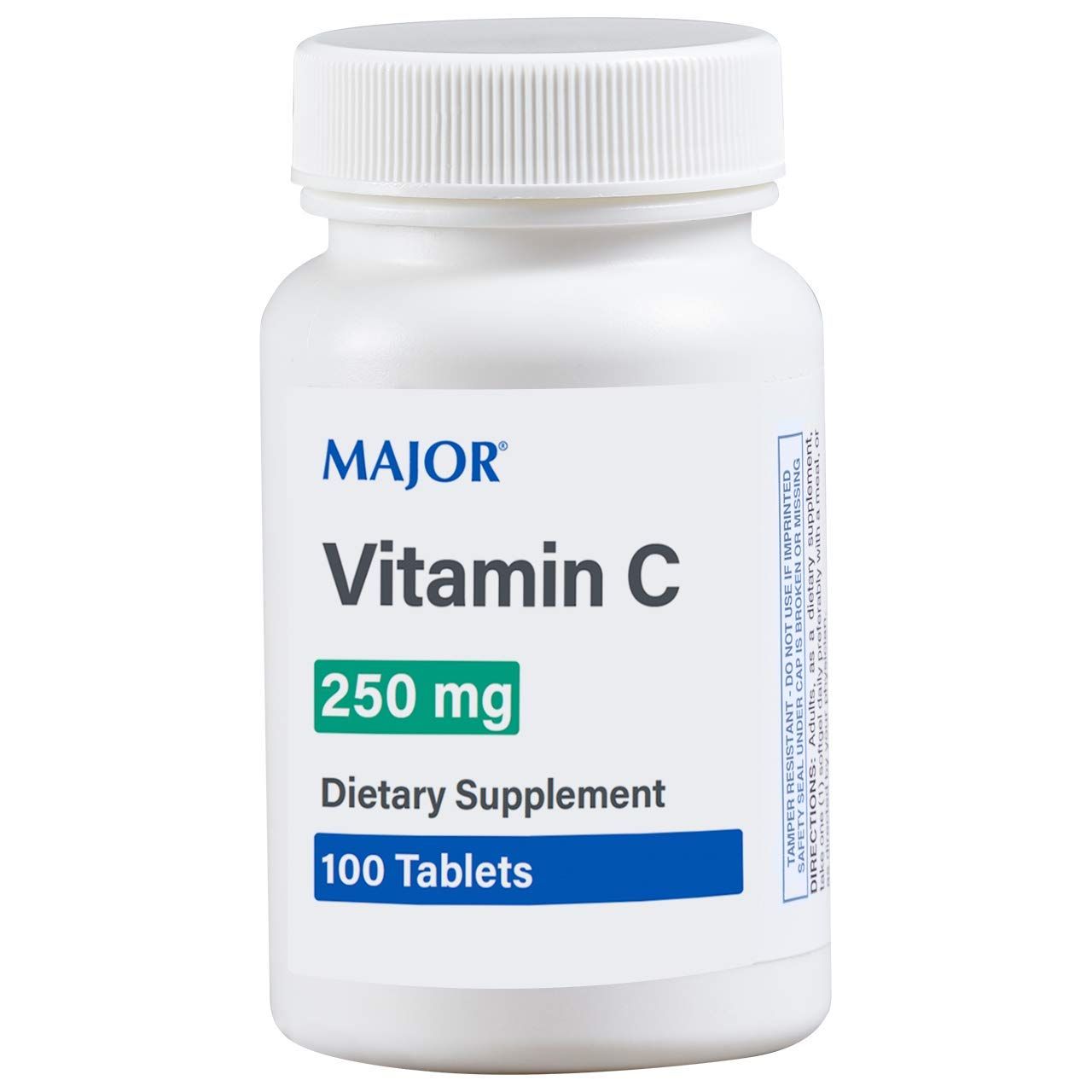 Major Vitamin C 250 Mg - Dietary Supplement - 100 Tablets