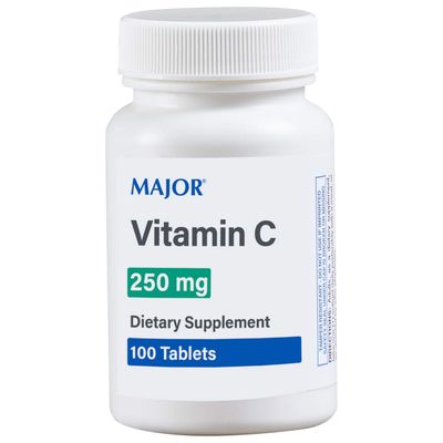 Major Vitamin C 250 Mg - Dietary Supplement - 100 Tablets