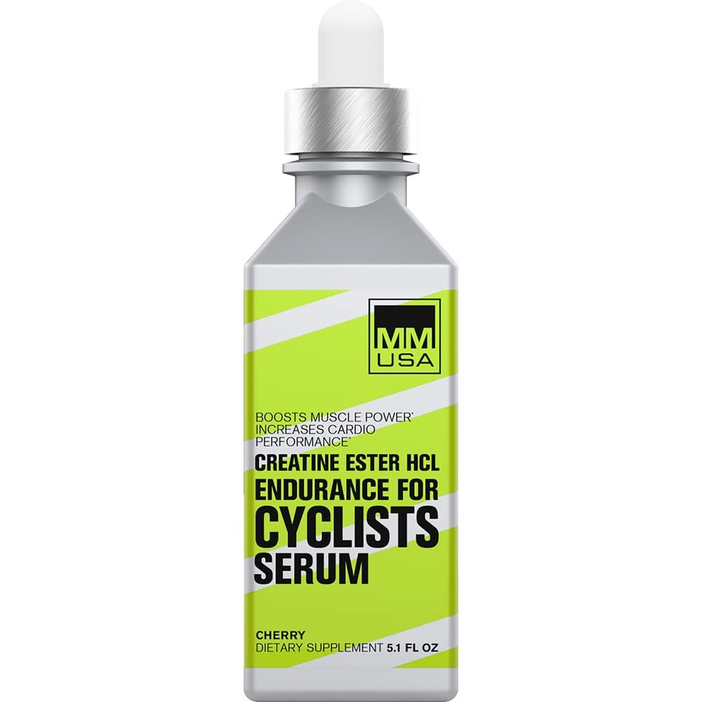 MMUSA Cyclist-Optimized Creatine Serum. Amplifies Cycling Sports Performance, Boosts Nitric Oxide Levels, Stamina, Energy, Endurance &amp; Focus. Fights Fatigue &amp; Lactic Acid Build Up. Cherry, 5.1 Fl Oz