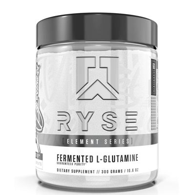 Ryse Element Series Fermented L-Glutamine Amino-Acid | Muscular &amp; Cellular Recovery &amp; Hydration | Gut, Intestinal, &amp; Immune Health | 60 Servings