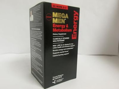 GNC Mega Men Energy &amp; Metabolism Dietary Supplement Capsule
