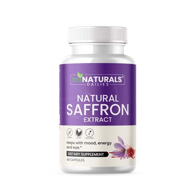 Natural Saffron Supplements - Pure Premium Extract Capsules - Mood Support - Eye Support - Energy - Made in USA - 88.50 mg - 60 Pills - Optimized - Pastillas de Azafran