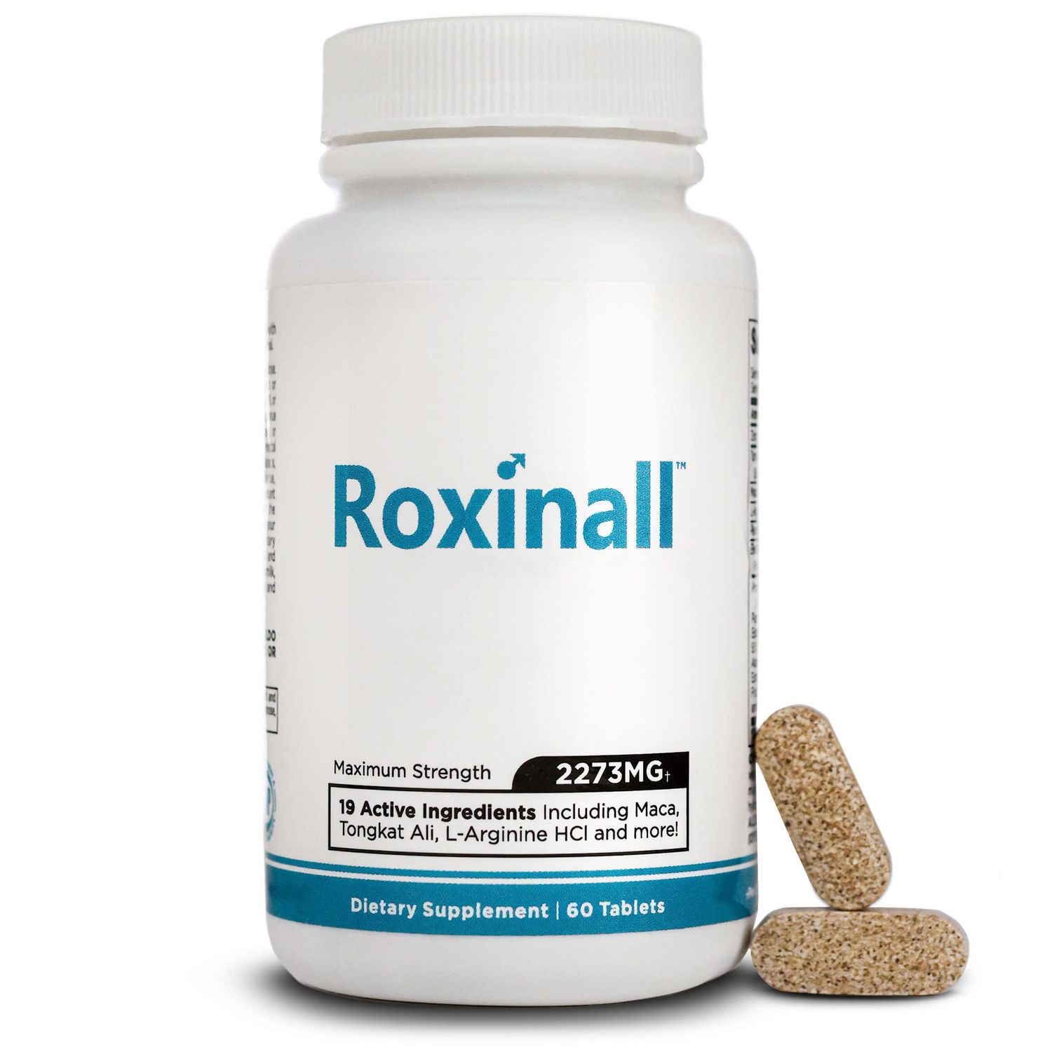 Roxinall Stamina Pills for Men - Made with L Arginine &amp; Maca - Enhance Performance &amp; Endurance, Build Stamina Feel Stronger, 60 Capsules