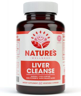 Active Liver Cleanse &amp; Detox Supplement - with Milk Thistle Extract (Silymarin), Dandelion, Artichoke, Protease and Lipase Enzyme - Supports Natural Liver Health for Men &amp; Women - 60 Capsule Pills