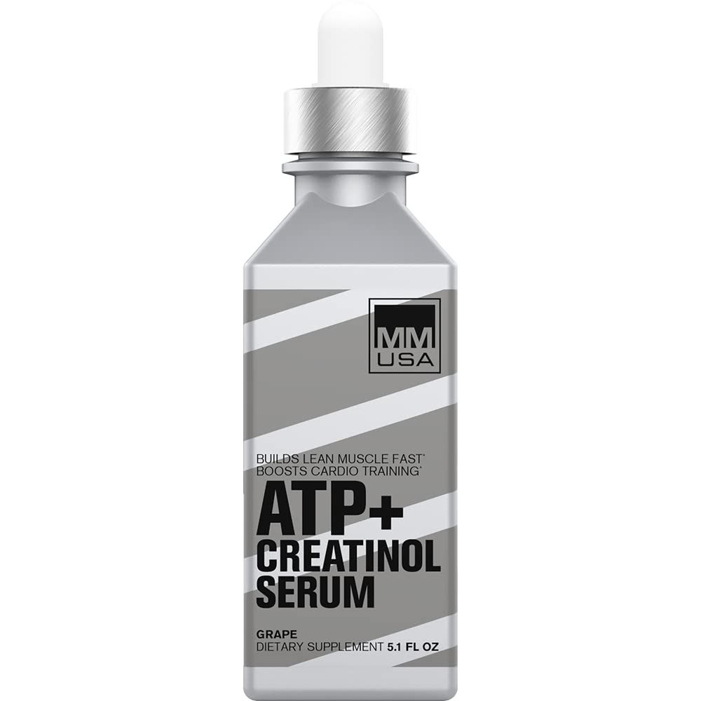 MMUSA ATP+: Men&#39;s Creatine Serum. Maximize Workouts with Enhanced Energy. Boost Muscle, Strength &amp; Recovery. Rich in Amino Acids &amp; Vitamins. With Joint Support. Top Pre-Workout Solution. 5.1 Fl Oz