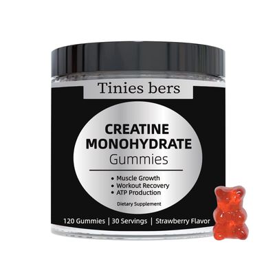 Creatine Monohydrate Gummies for Men &amp; Women 5g, Sugar Free Chewable Creatine for Muscle Gain &amp; Strength, ATP Energy, Muscle Recovery, Brain Health, Gluten Free, Non-GMO, 99% Absorbed, 30 Servings