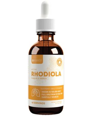 Active Rhodiola - Rhodiola Root Extract with Natural Occuring Rosavins, Liquid Delivery for Better Absorption - Supports Energy Levels and Stress Relief