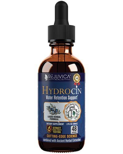 Hydrocin - Advanced Diuretic Water Retention Support Supplement - Liquid Delivery for Better Absorption - Dandelion, Uva Ursi, Juniper Berry, Celery Seed, Green Tea &amp; More!