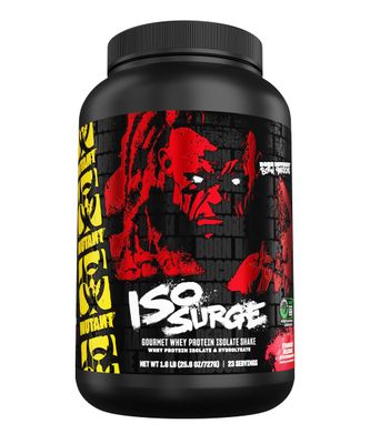 Mutant ISO Surge Whey Protein Isolate Powder Acts Fast to Help Recover, Build Muscle, Bulk and Strength, 1.6 lb - Strawberry Milkshake