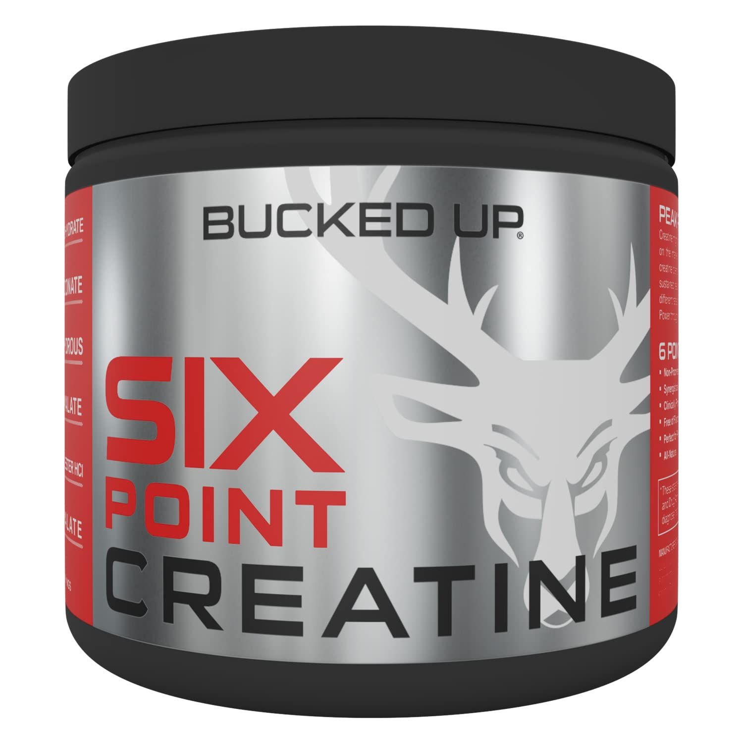 Bucked Up Six Point Creatine Six Types of Creatine - for Men and Women