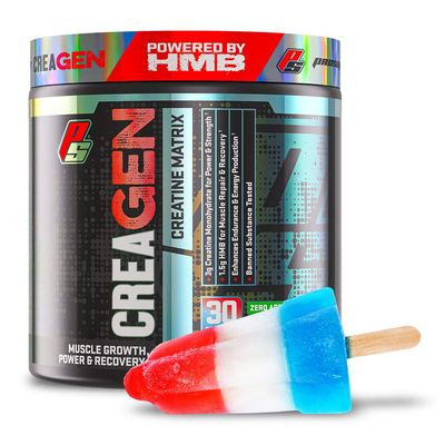 ProSupps CreaGEN Creatine Monohydrate Powder with HMB for Muscle Growth and Recovery - Creatine Matrix Workout Powder for Increased Energy, Strength and Power (30 Servings, Rocket Pop)