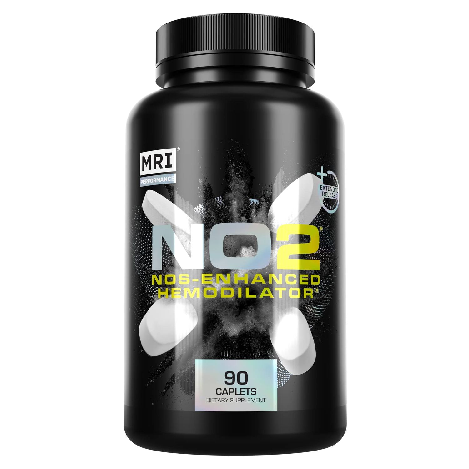 MRI Performance NO2 Nitric Oxide Original Formula All Day Perpetual Pump, Stim-Free Pre-Workout, N.O. Booster with L-Arginine Alpha Ketoglutarate AAKG, Power, Strength, Lean Muscle Mass &amp; Vascularity