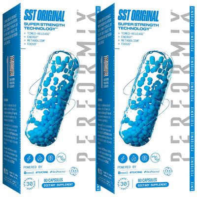 PERFORMIX - SST Original - Pre-Workout, 250 mg Caffeine, 120 Capsules - Energy Supplements, No Crash, Fitness Goals, Nootropic - Timed-Release for All Day Focus, Mood &amp; Energy Boost - Men &amp; Women