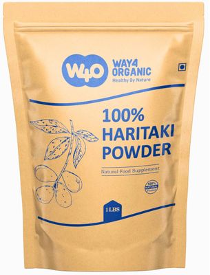 WAY 4 ORGANIC W4O Haritaki Powder 1lb (16 Ounces), Terminalia Chebula (1 Pound)