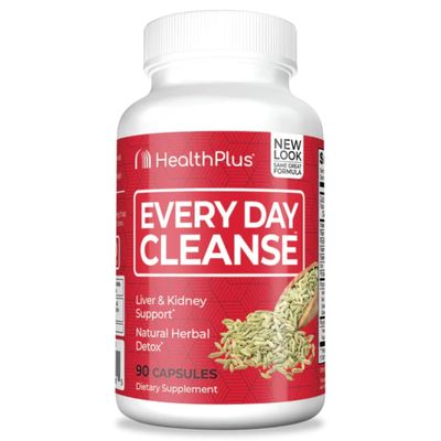 Health Plus Every Day Cleanse Health Supplement, 90 Capsules, 30 Servings