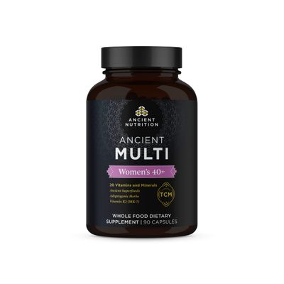 Ancient Nutrition Multivitamin for Women 40+, Multi Vitamin &amp; Immune Support with Vitamin D, C, Magnesium, Stress, Sleep Support, Bone Health, 90 Ct