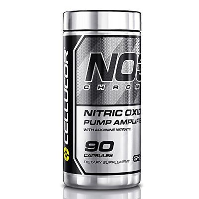 Cellucor NO3 Chrome Nitric Oxide Supplements with Arginine Nitrate for Muscle Pump &amp; Blood Flow, 90 Capsules, G4