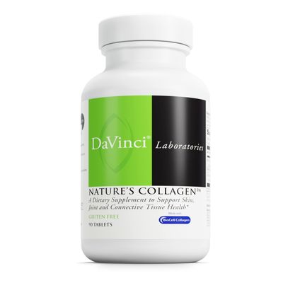 DAVINCI Labs Natures Collagen - BioCell Collagen Supplement with MSM &amp; Glucosamine - Helps to Support Joint Health, Skin Health &amp; Connective Tissues - Gluten-Free - 90 Tablets