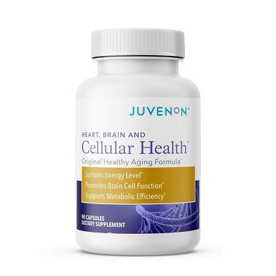 Juvenon Cellular Health | Heart, Brain Supplement with Acetyl L-Carnitine and Biotin - Supports NAD+ Function, Energy Production, Mood, Revitalized Metabolism, Mental Focus &amp; Clarity (90 Capsules)