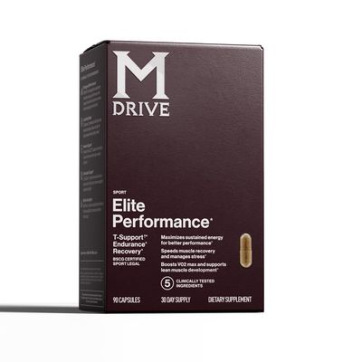 Mdrive Elite Test Booster for Men - Supports Immune Health, Energy, VO2Max, Recovery, Stress Relief, Lean Muscle, KSM-66 Ashwagandha, DIM, Fenugreek, 90 Capsules