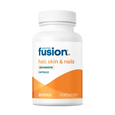Bariatric Fusion ONE Per Day Bariatric Hair Skin and Nails Vitamins REJUVENATOR for Women | Bariatric Vitamin Vegan Supplement Includes Biotin, Vitamin B12, and B1 | Easy to Swallow | 60 Capsules